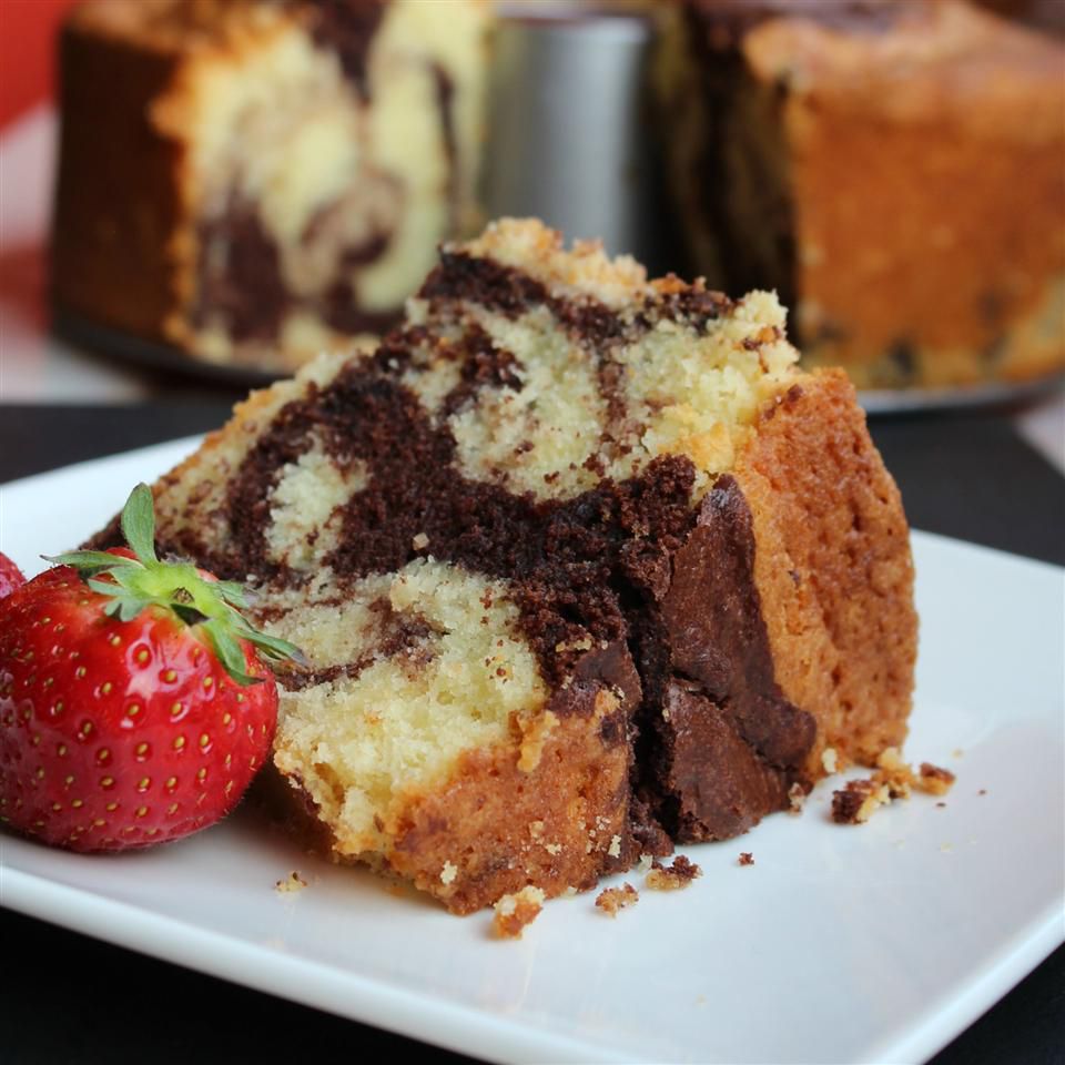 Dark Chocolate Swirl Pound Cake