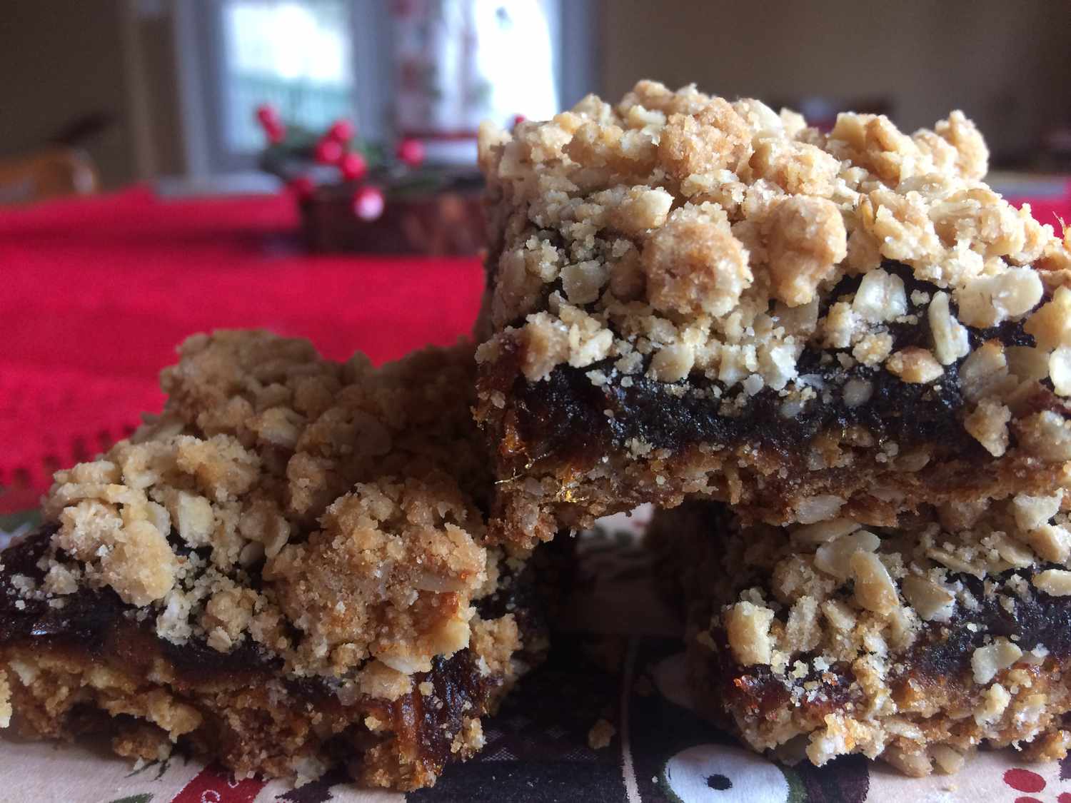 Date Oatmeal Squares