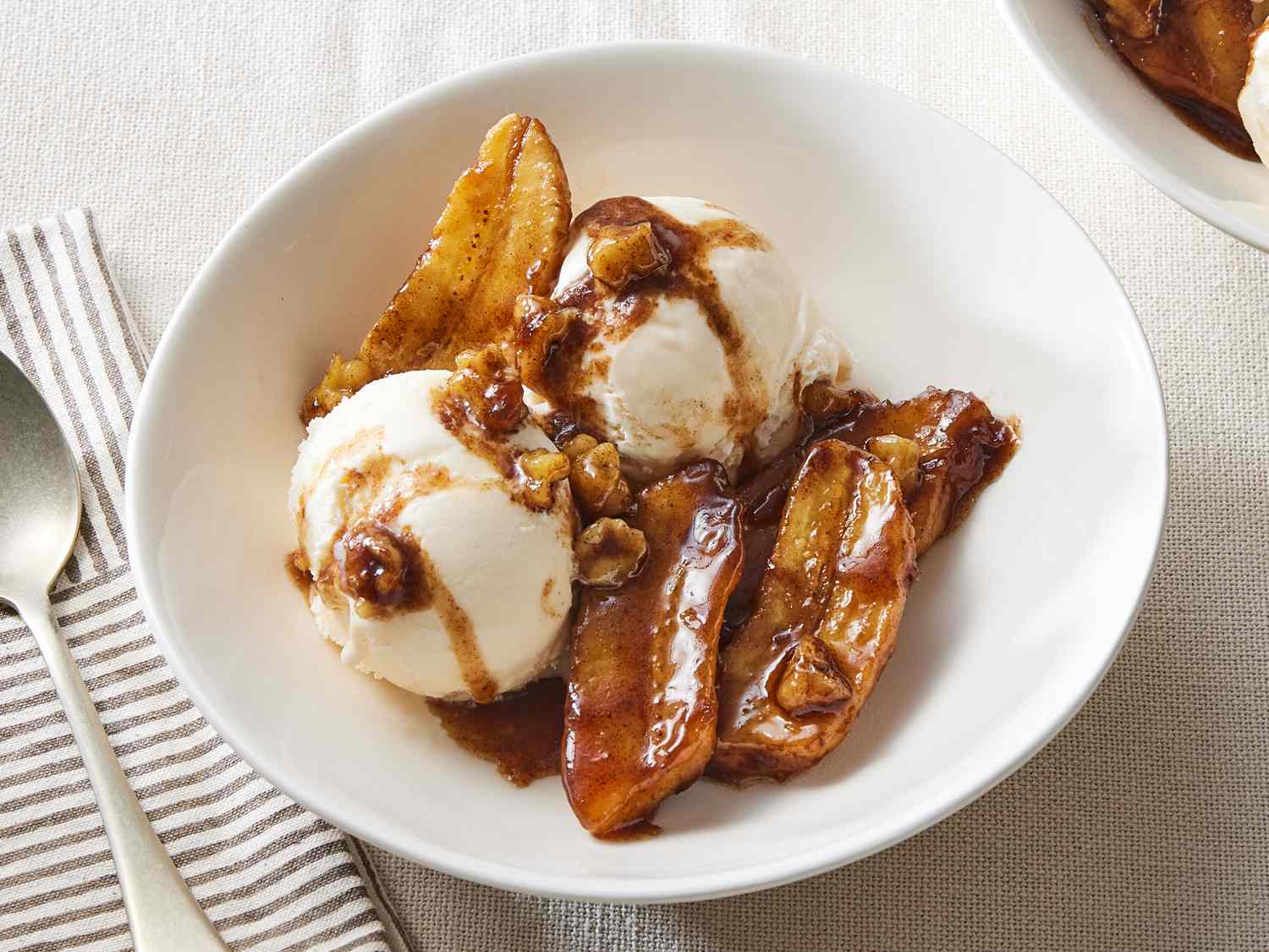 Decadent Bananas Foster with Rum and Walnuts