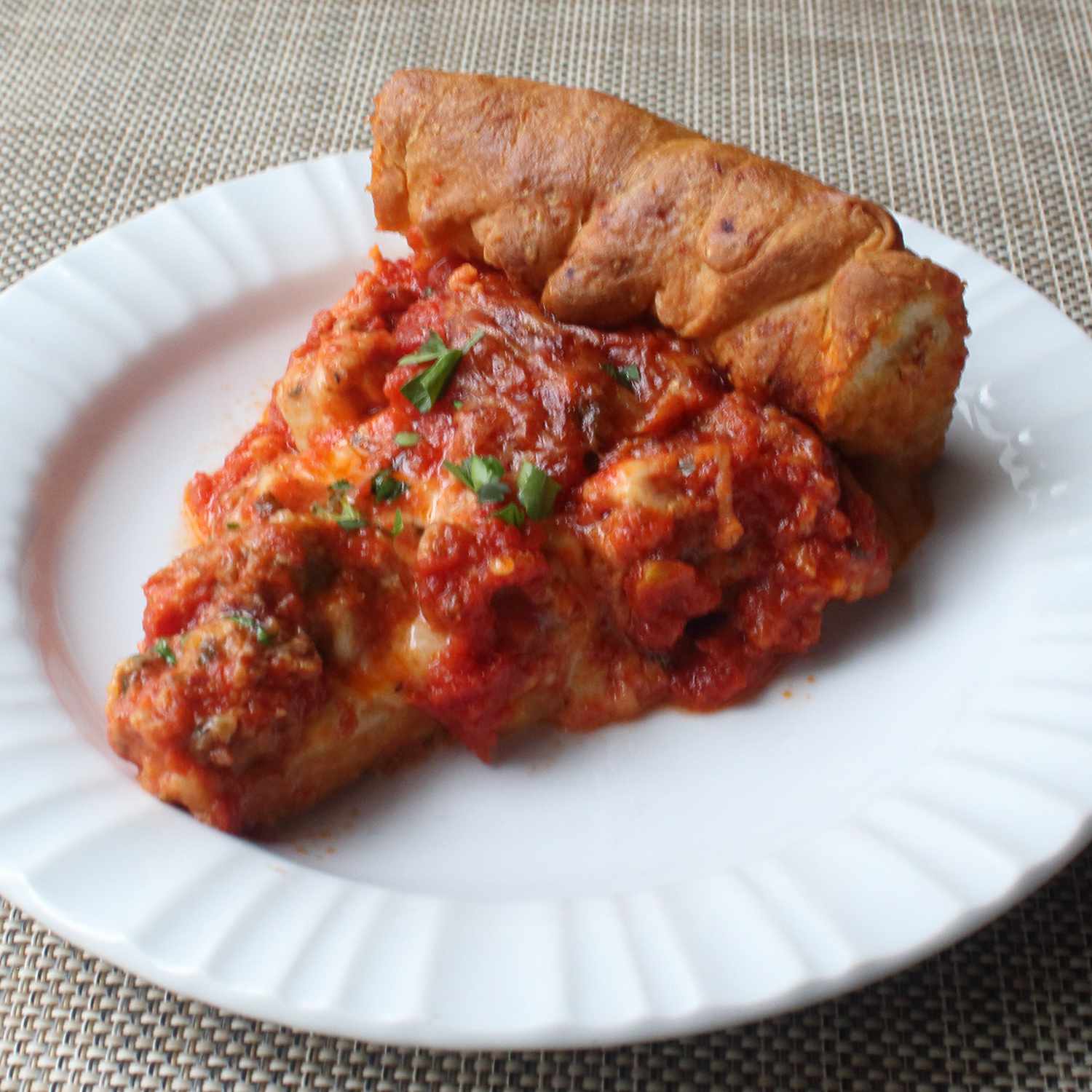 Deep-Dish Pizza