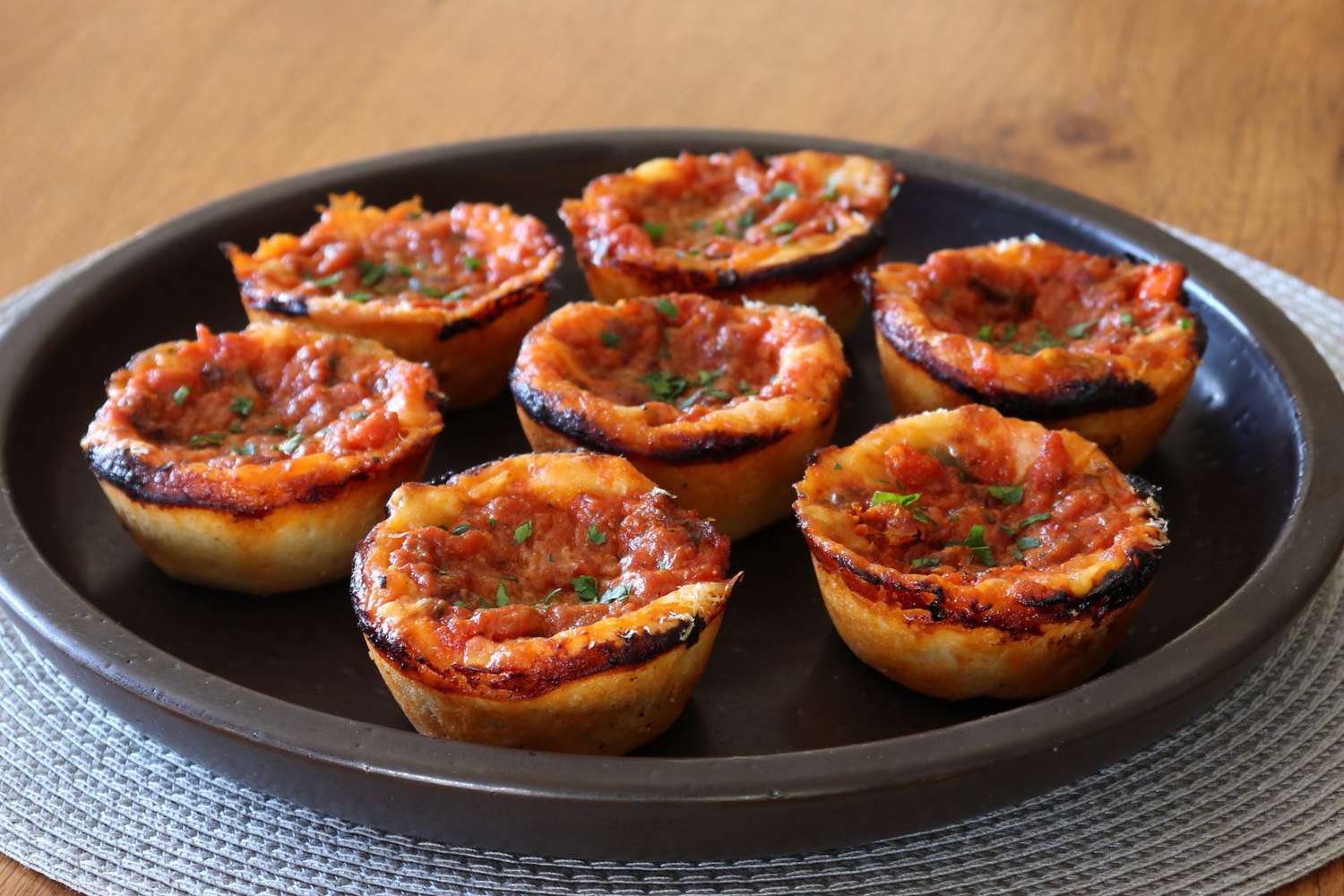 Deep-Dish Pizza Muffins