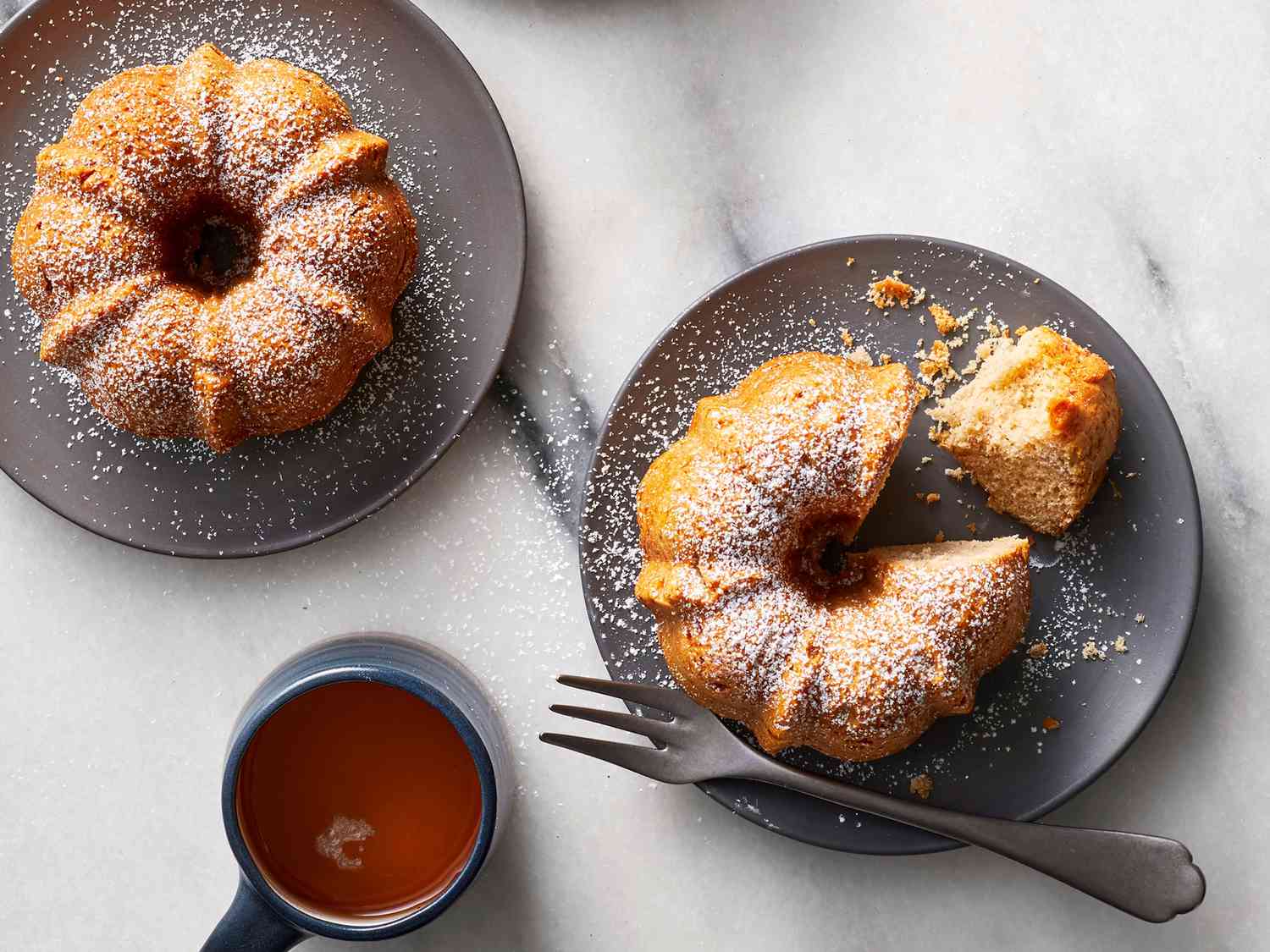 Easy Air-Fried Banana Cake with Honey and Cinnamon
