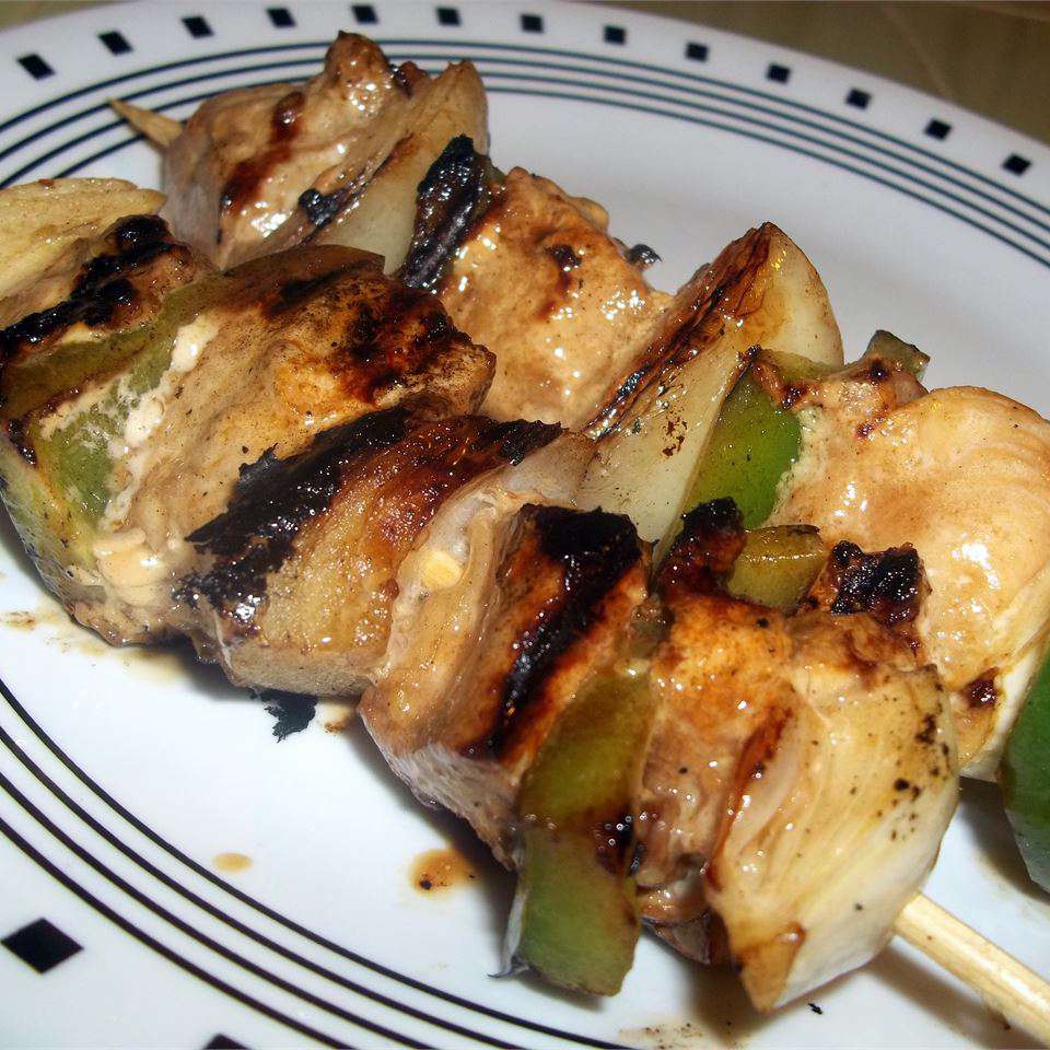 Easy Grilled Chicken Kabobs