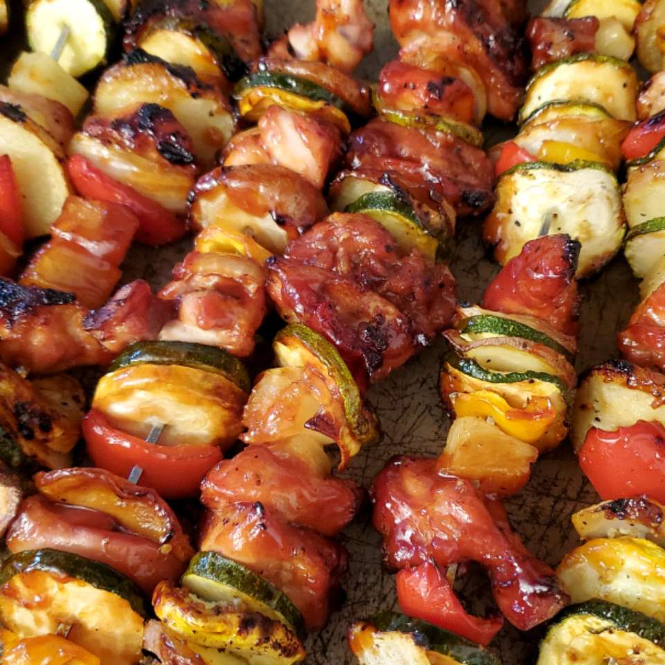 Easy Pineapple Chicken Skewers