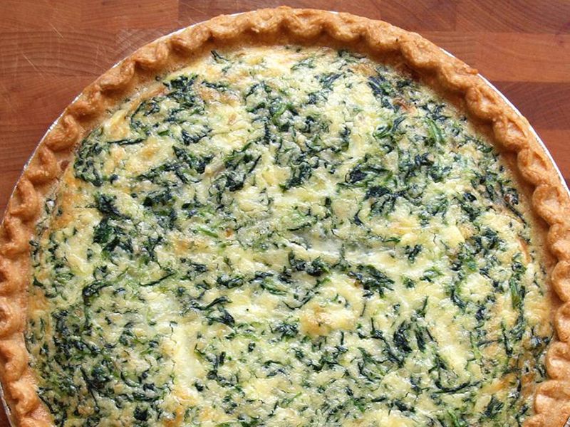 Easy Spinach Quiche