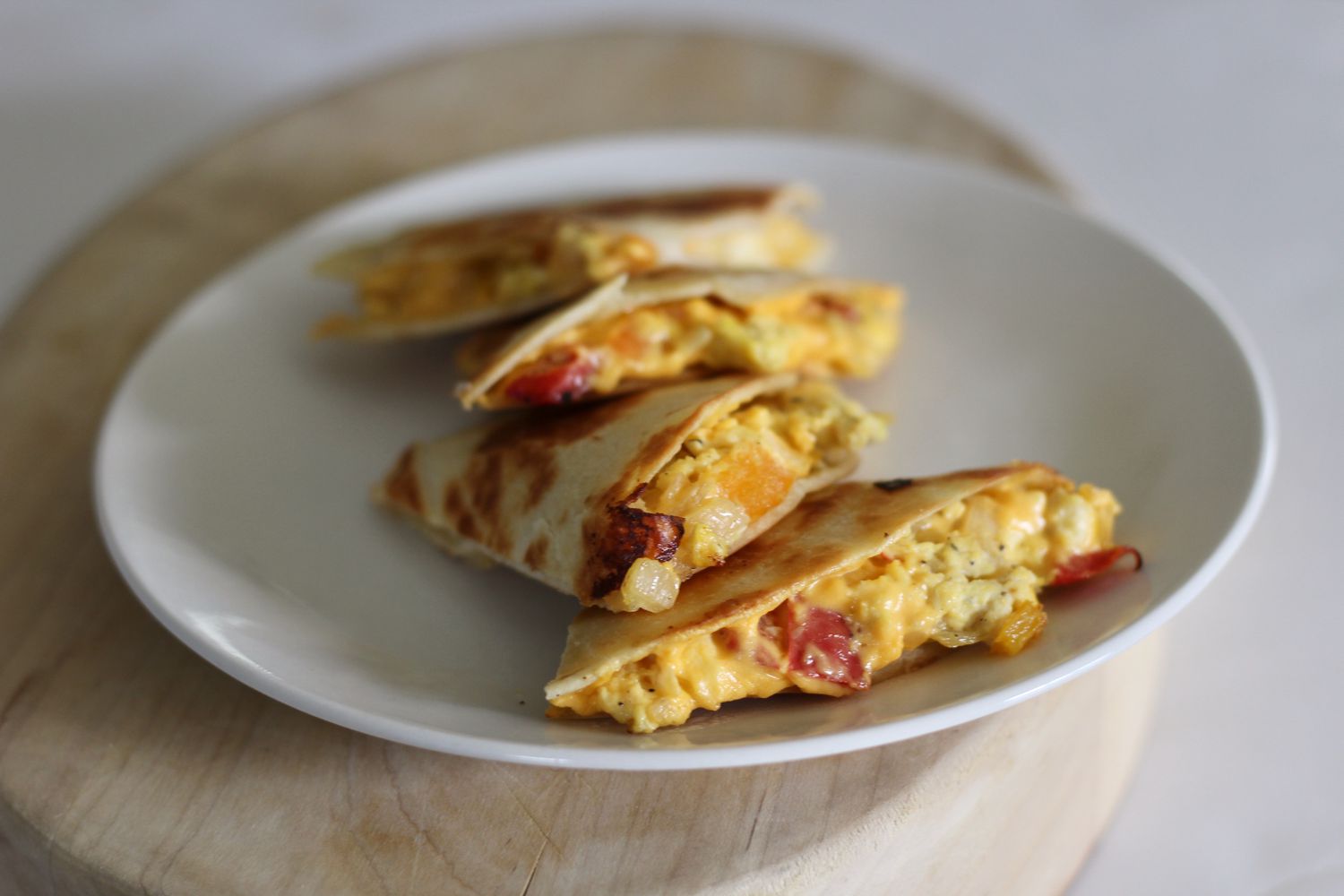 Egg and Cheese Quesadillas