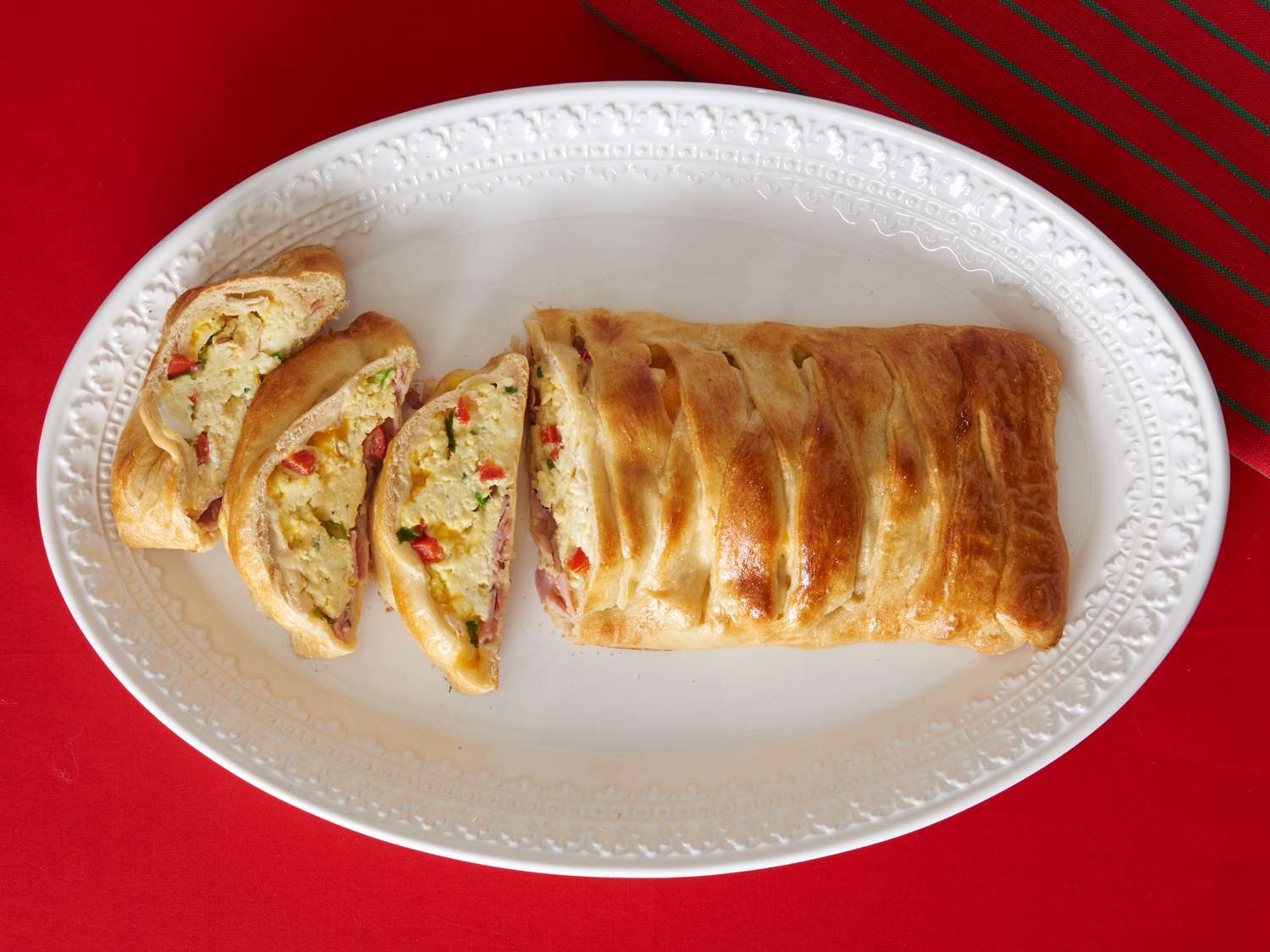 Egg and Ham Crescent Rolls