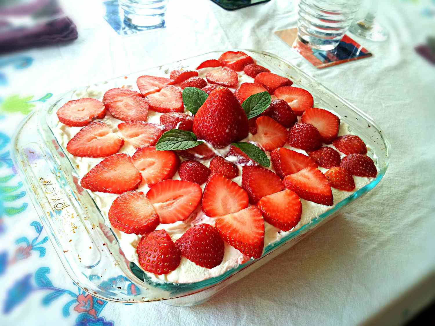 Egg-Free Strawberry Tiramisu