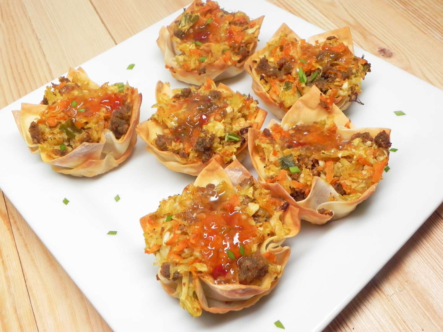 Egg Roll Muffin Tin Bites