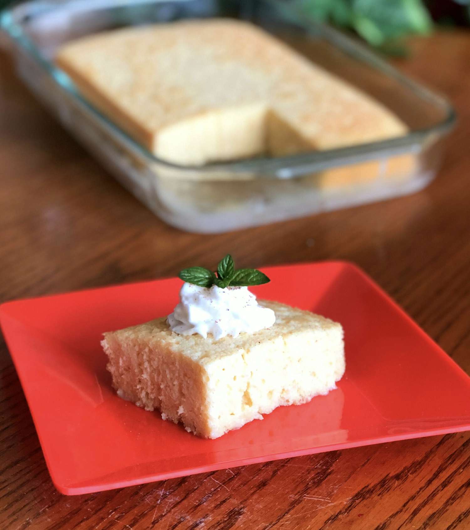 Eggnog Tres Leches Cake
