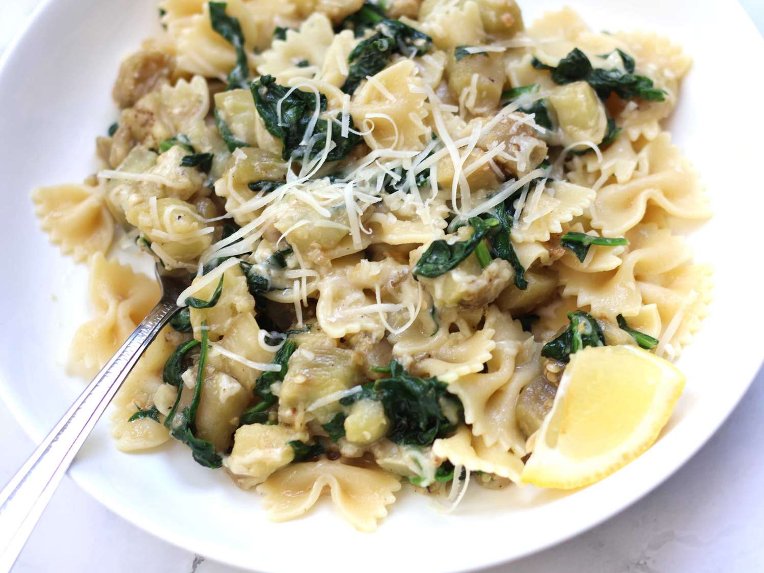Eggplant Parmesan Pasta