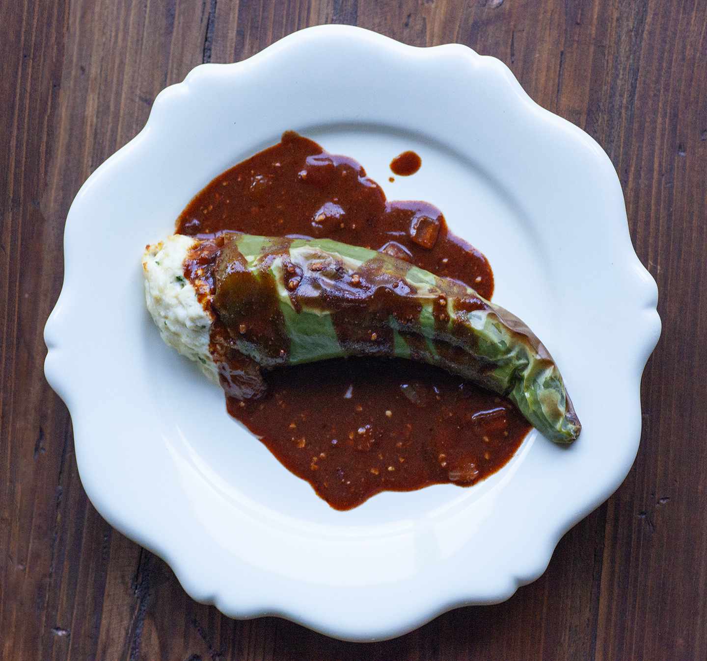 Enchilada Chicken Stuffed Peppers