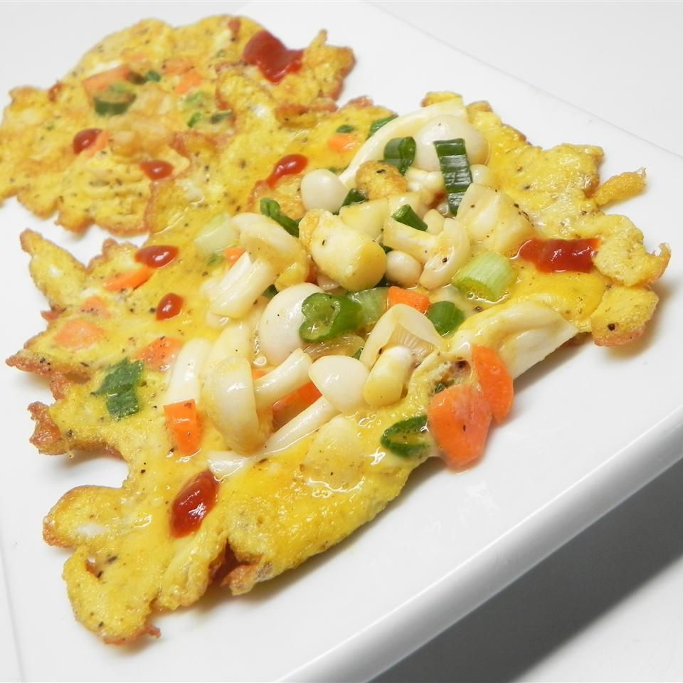 Enoki Mushroom Fritters