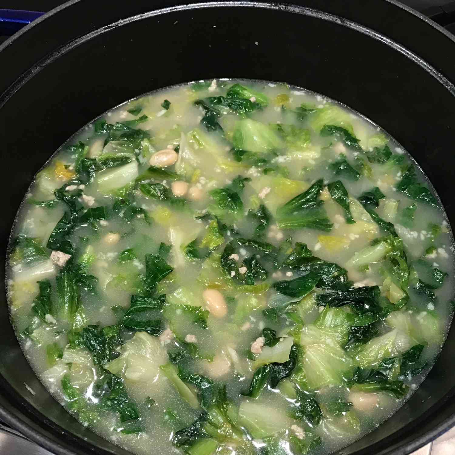 Escarole and Beans with Traditional Flavors