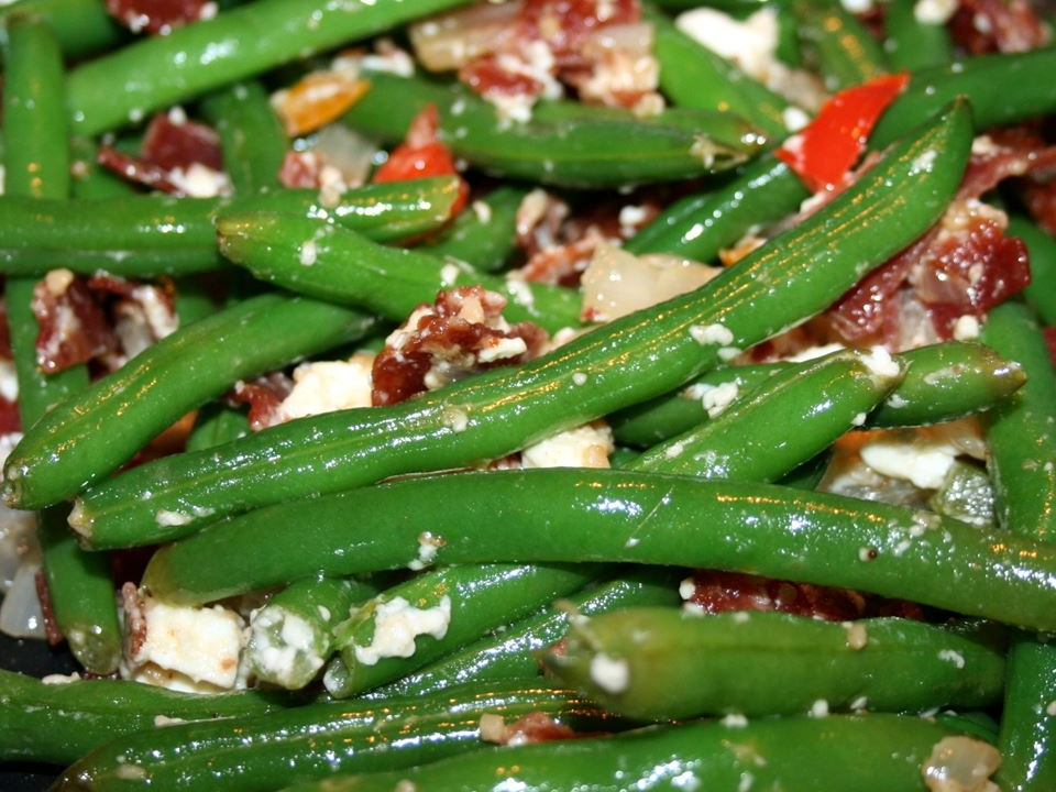 Feta Bacon Green Beans