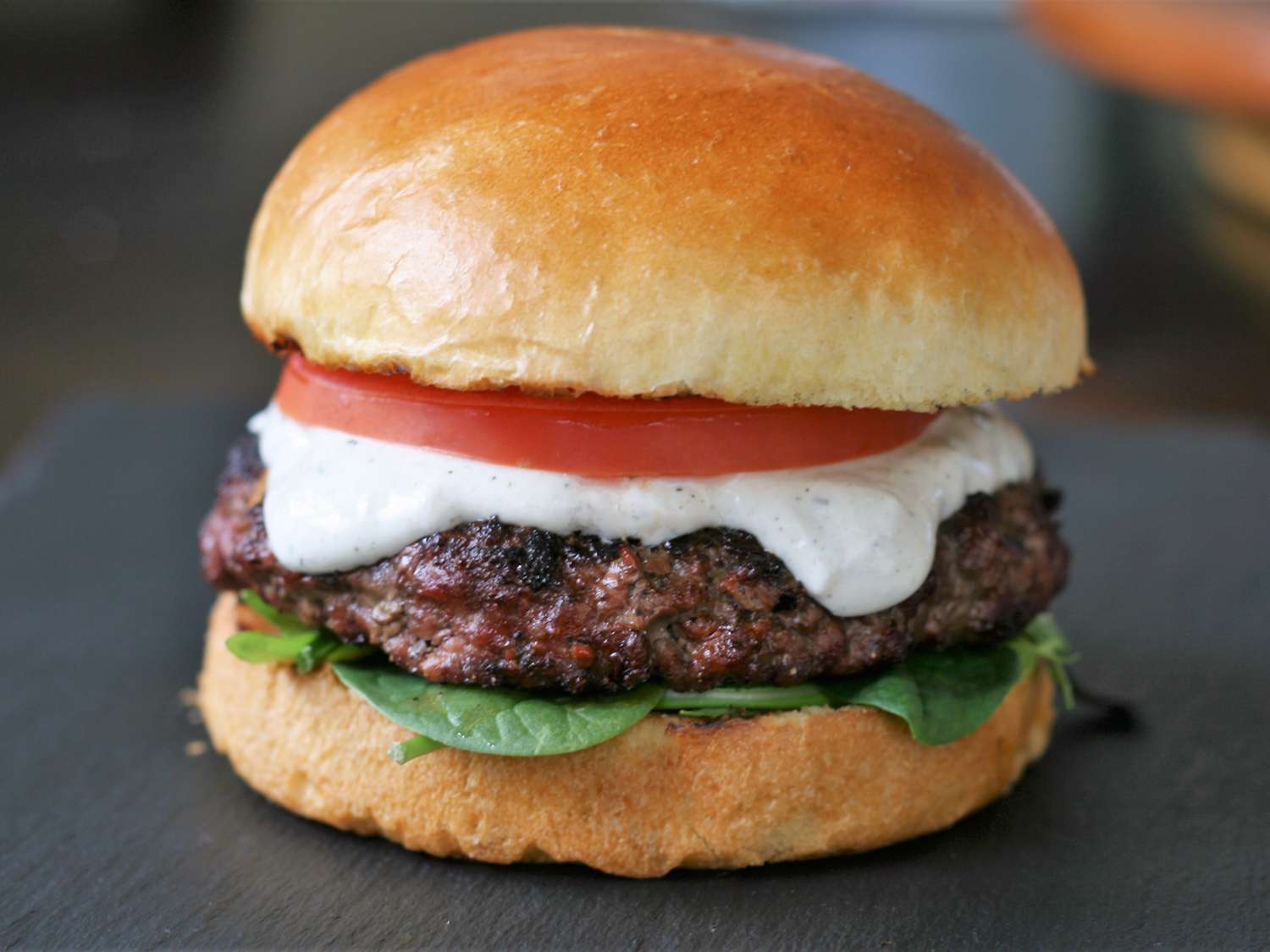 Feta-Infused Hamburgers