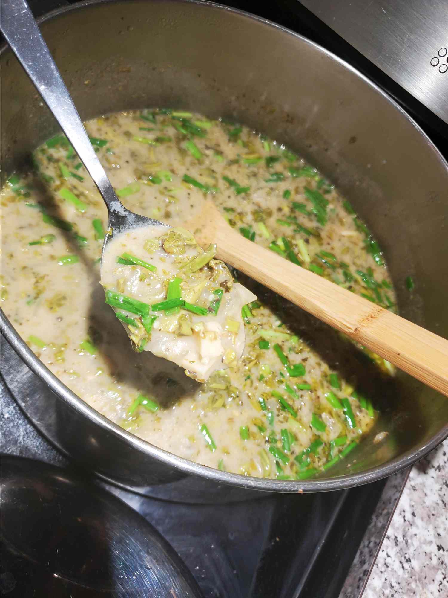 Fiddlehead Cream Soup