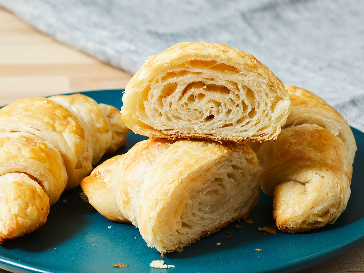 Flaky French Croissants