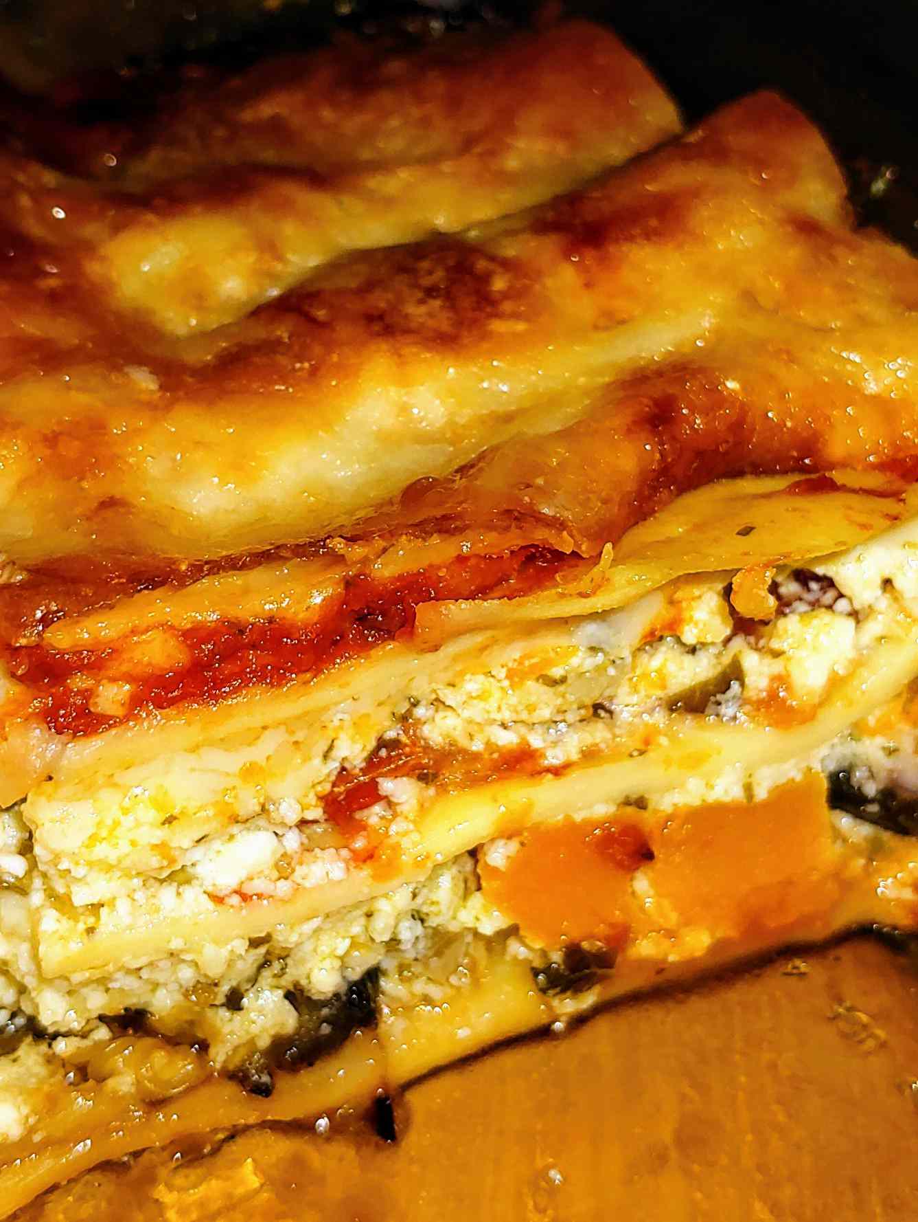 Four Cheese Vegetarian Lasagna