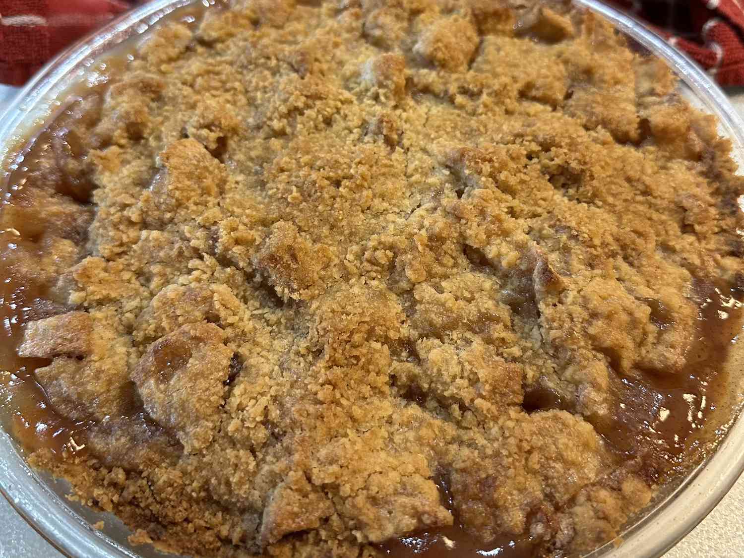 French Apple Pie with Streusel