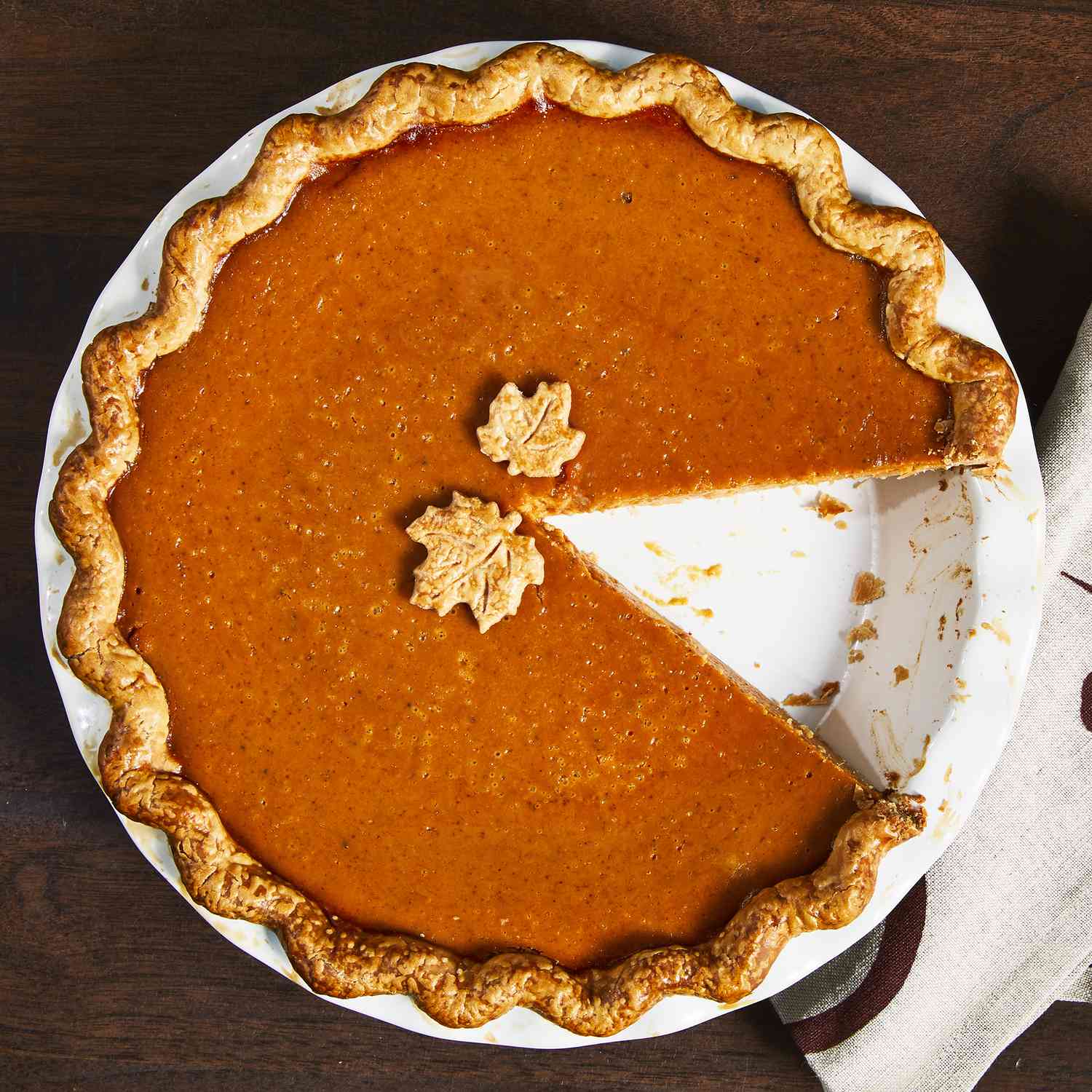 Fresh Pumpkin Pie from Scratch