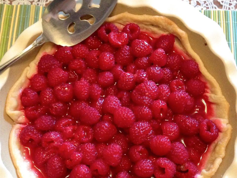 Fresh Raspberry Pie