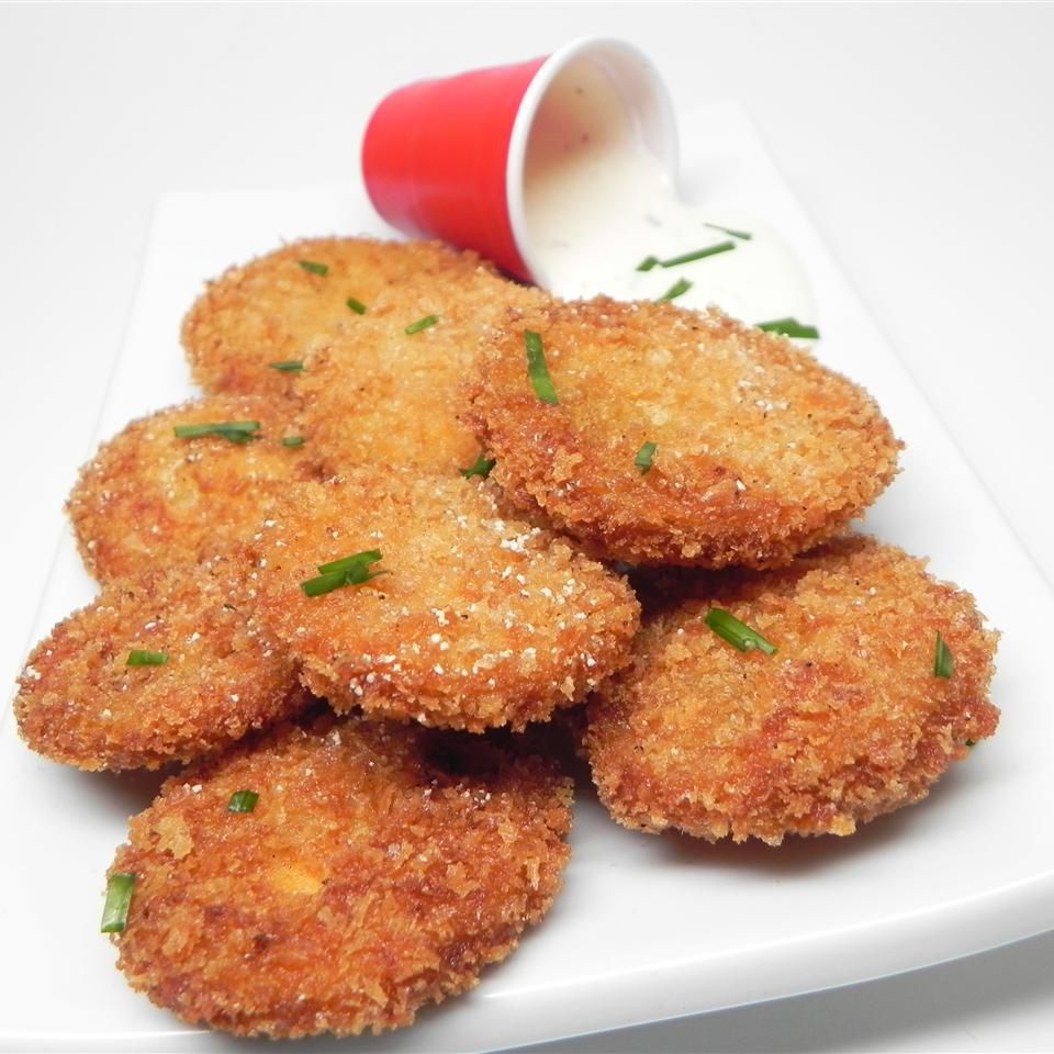 Fried Green Tomatoes with a Sweet Twist