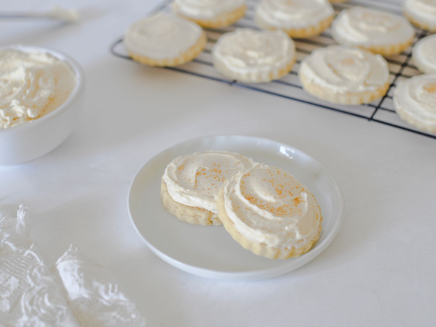 Frosted Butter Cookies