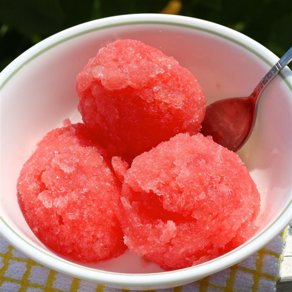 Frozen Watermelon Sorbet