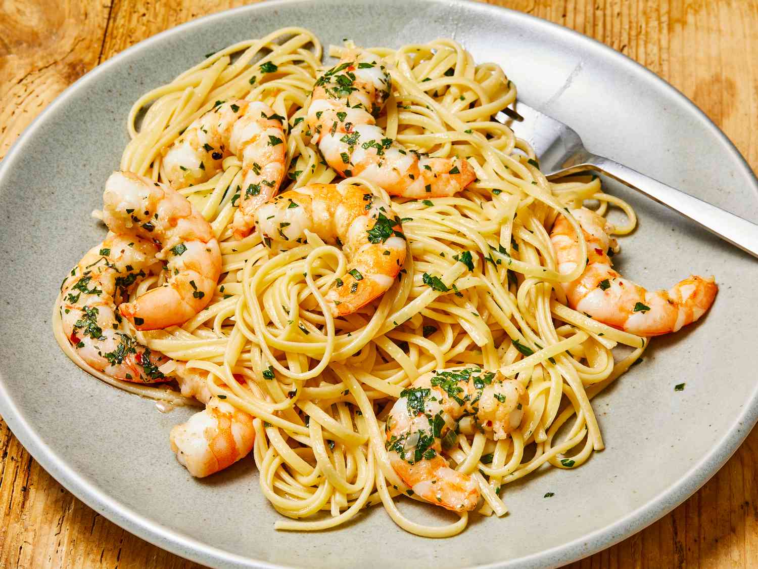 Garlic Butter Shrimp Pasta