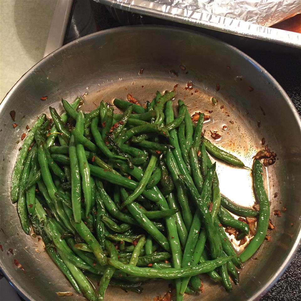 Garlic Ginger Green Beans