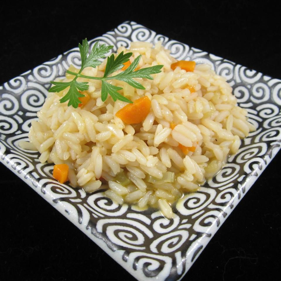 Garlic Herb Baked Rice