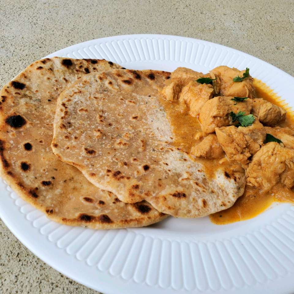 Garlic Herb Parathas