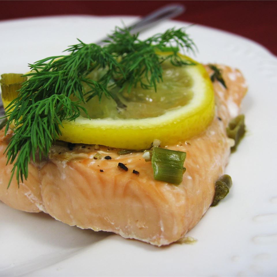 Garlic Herb Seared Salmon
