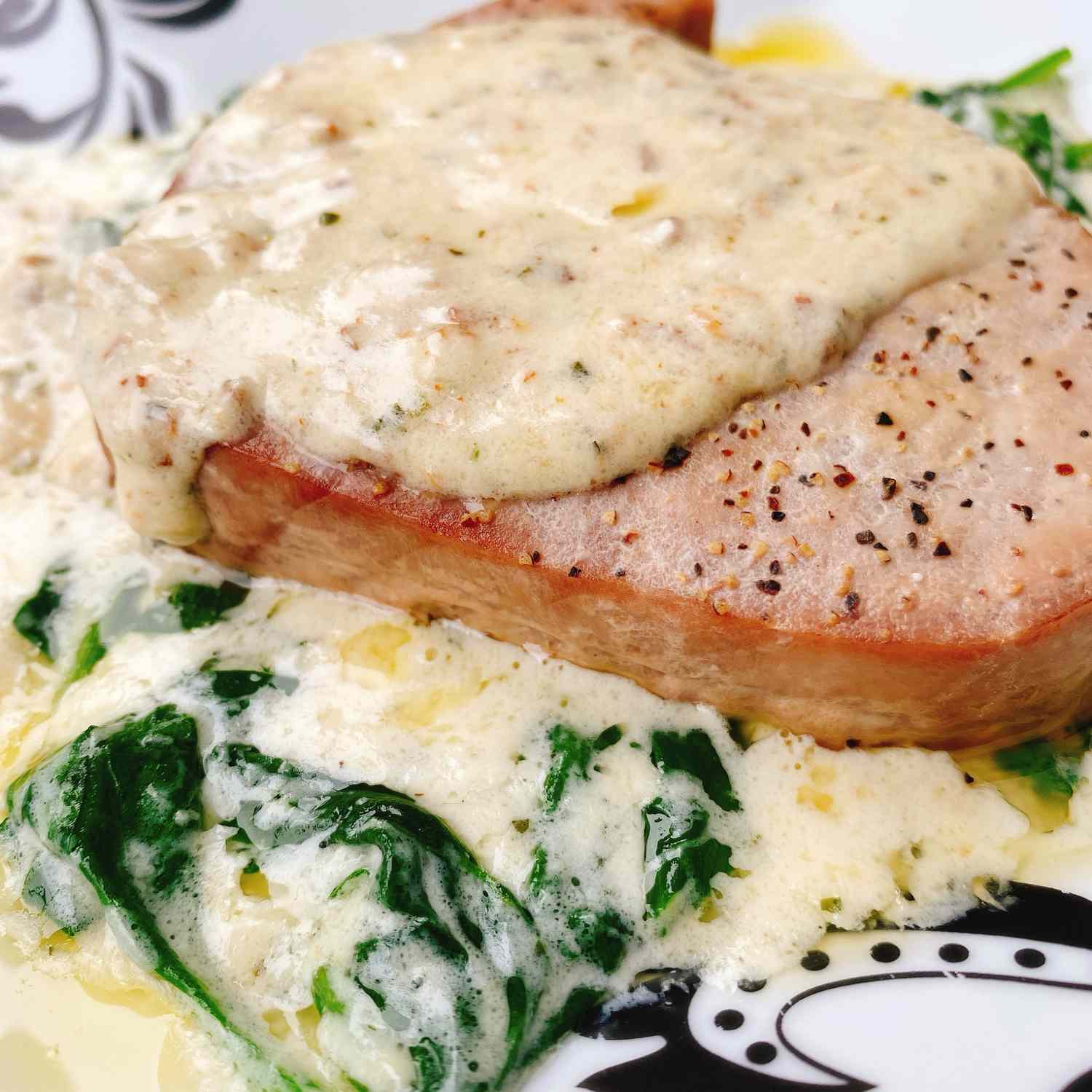 Garlic Herb Tuna Steaks