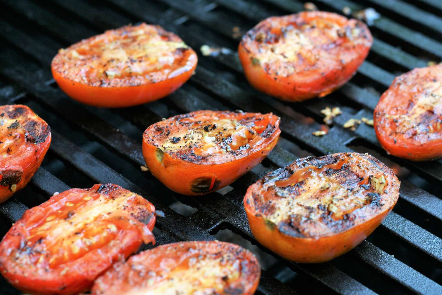 Garlic-Infused Grilled Tomatoes