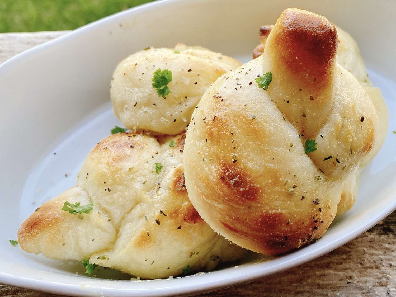 Garlic Knots with 2-Ingredient Dough