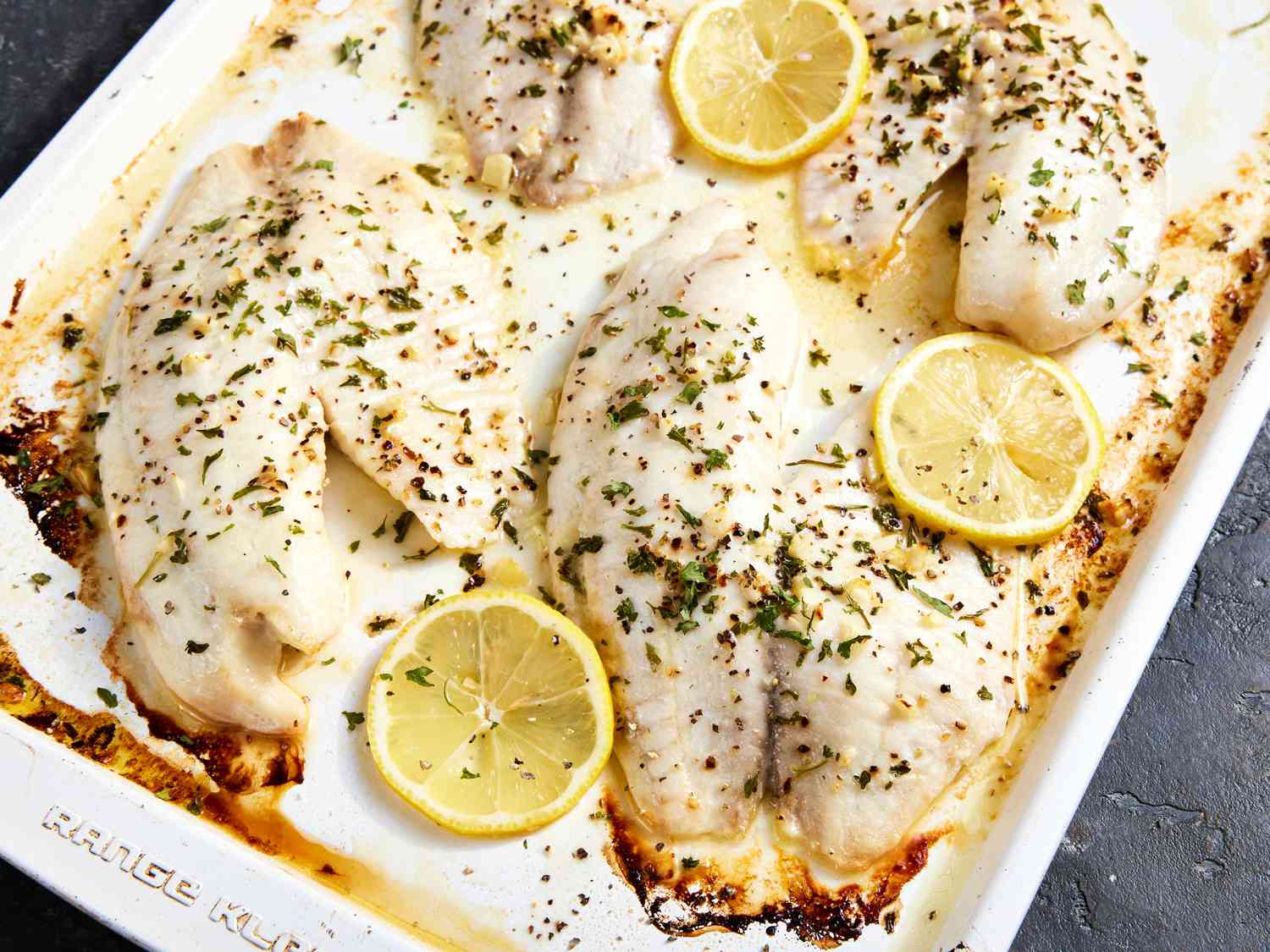 Garlic Lemon Baked Tilapia