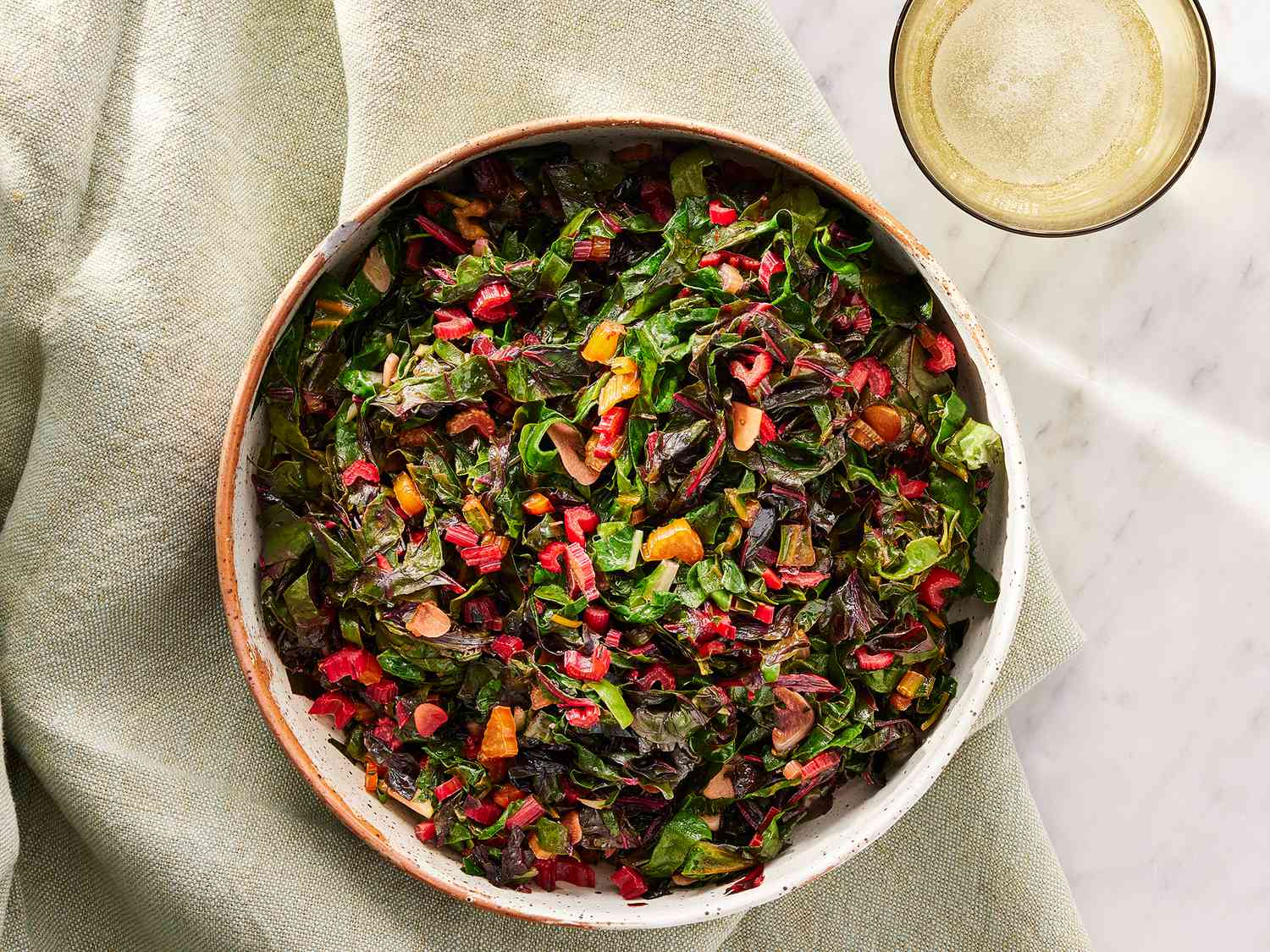 Garlic Lemon Rainbow Chard