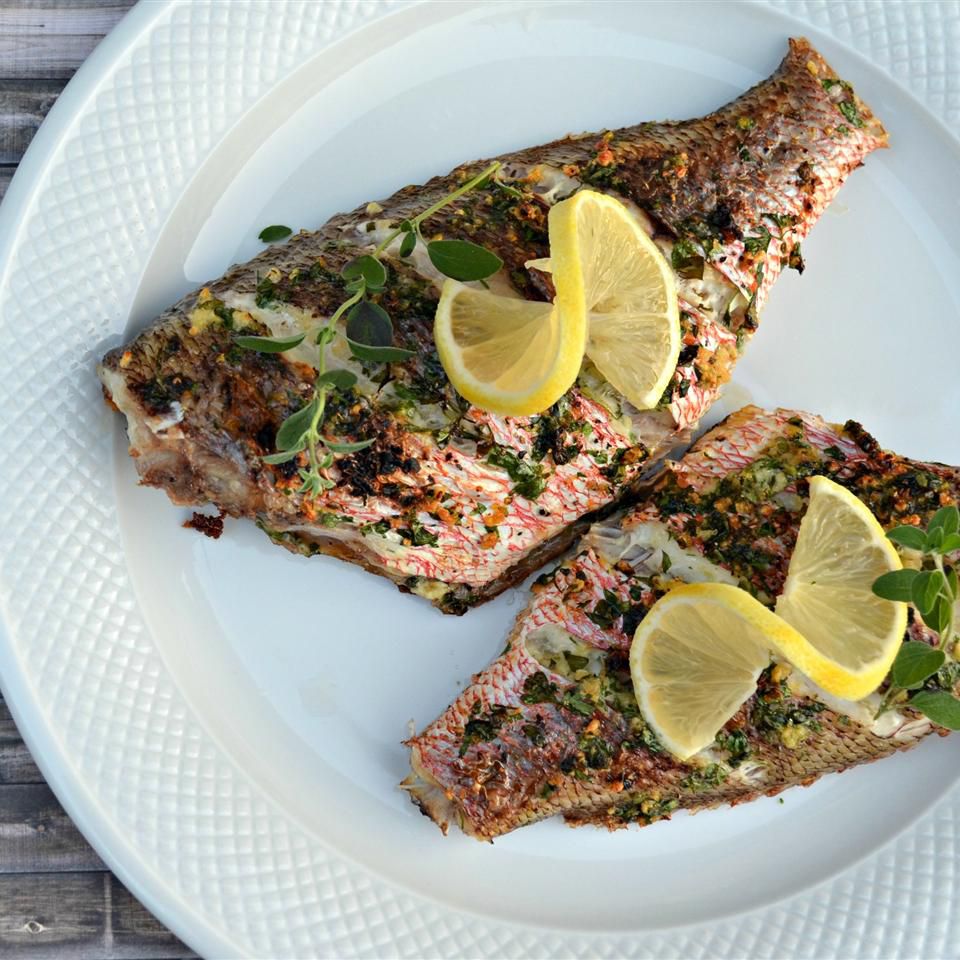 Garlic Lemon Red Snapper