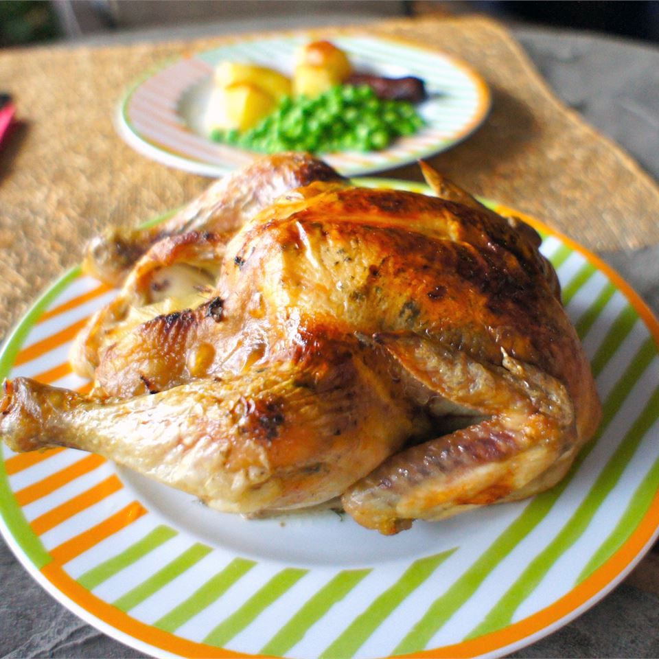 Garlic Lemon Roasted Chicken