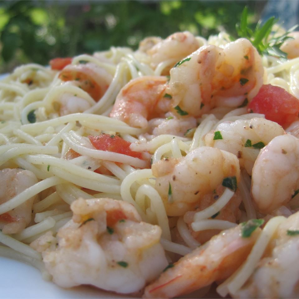 Garlic Lemon Shrimp Pasta