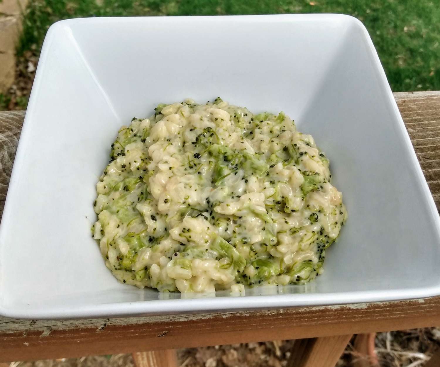 Garlic Parmesan Broccoli Risotto