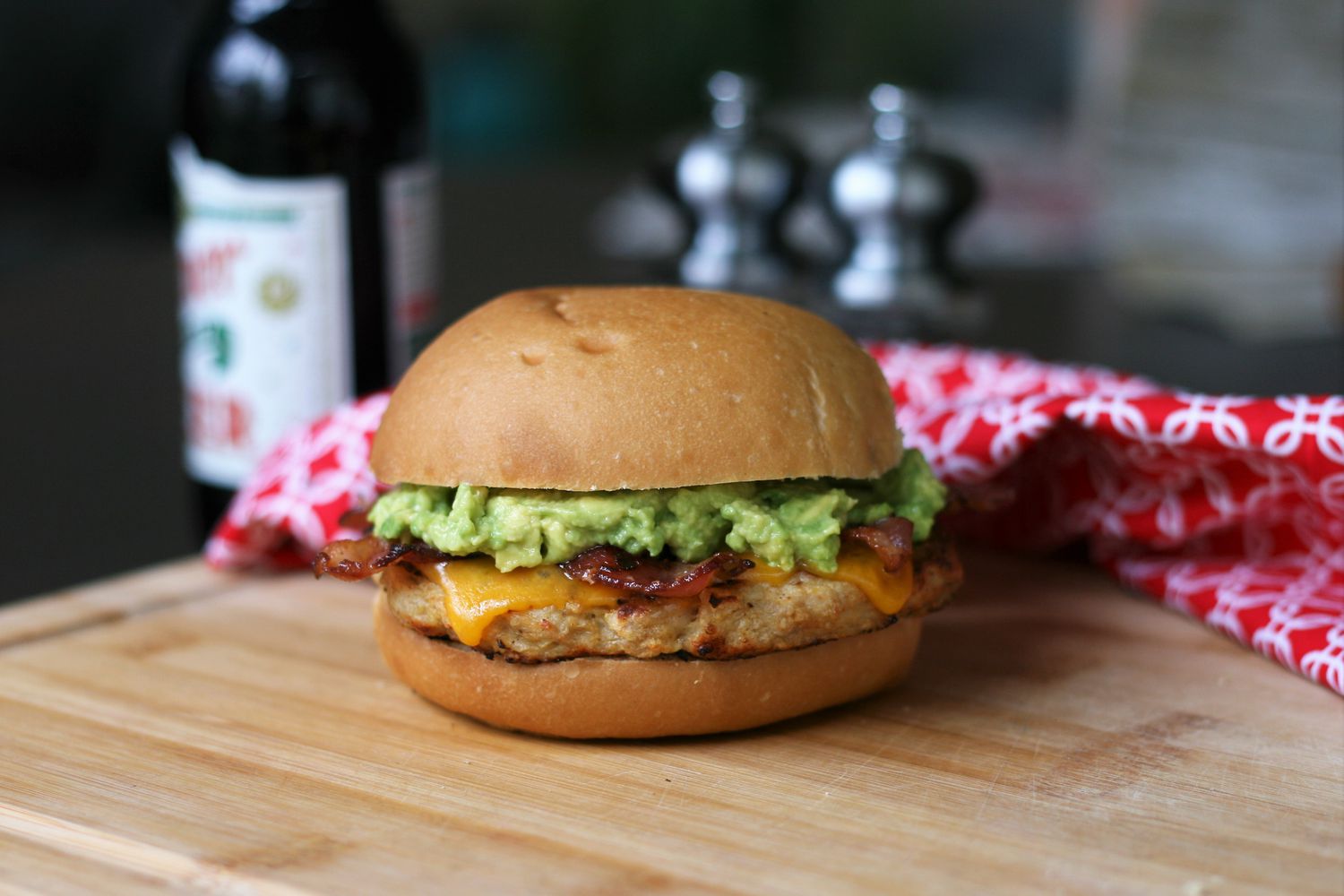 Garlic Parmesan Chicken Burgers