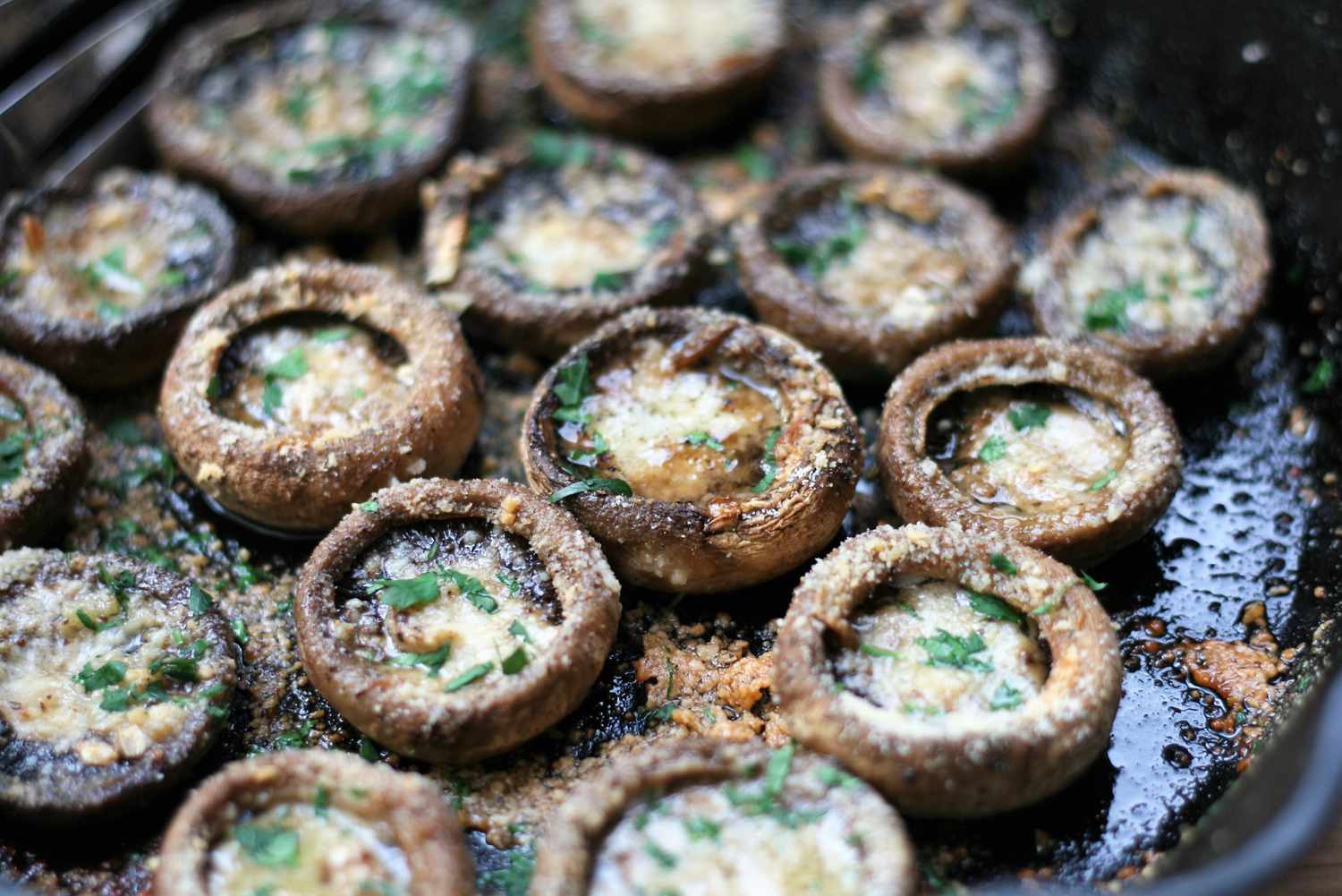 Garlic Parmesan Mushrooms