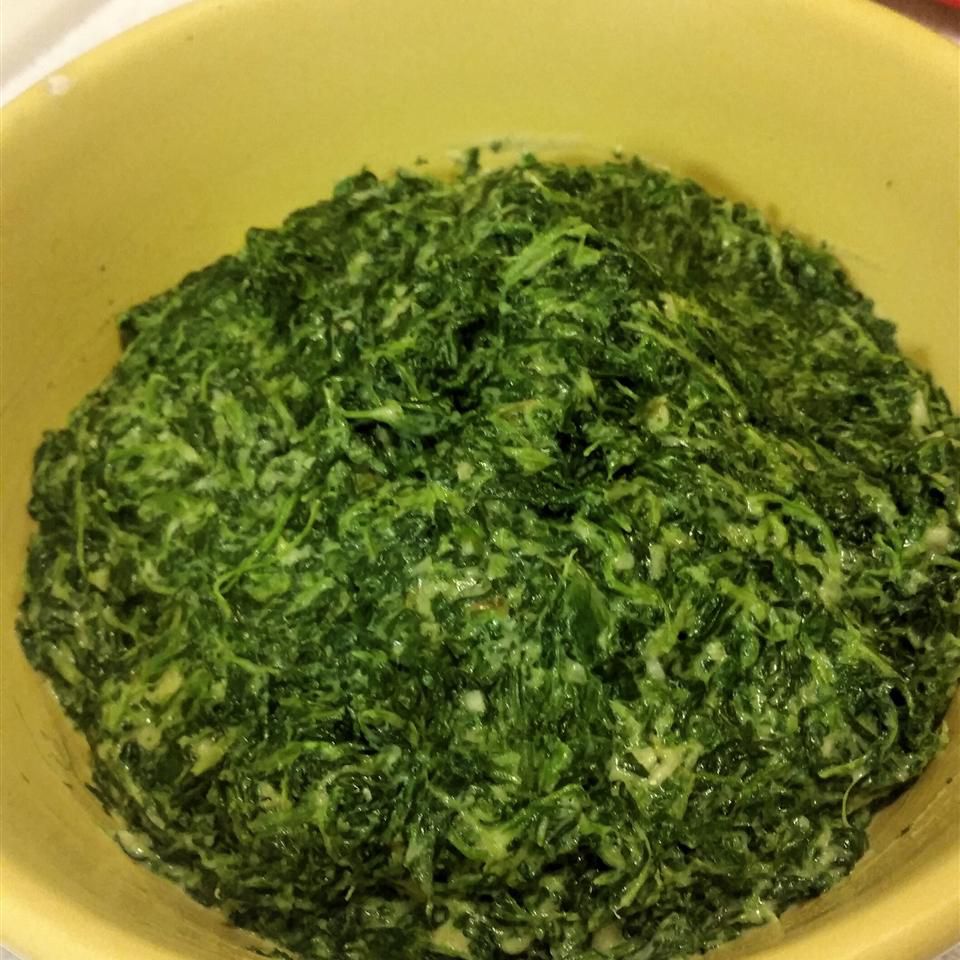 Garlic Parmesan Spinach