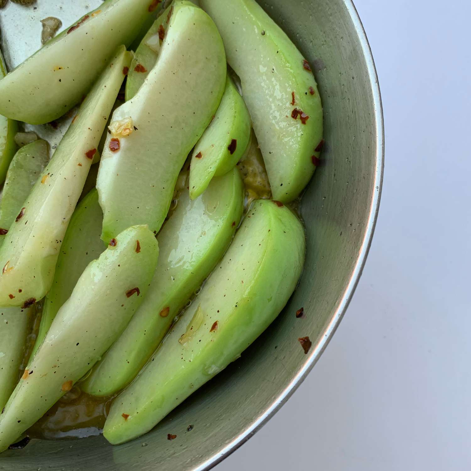 Garlic Sautéed Chayote Squash