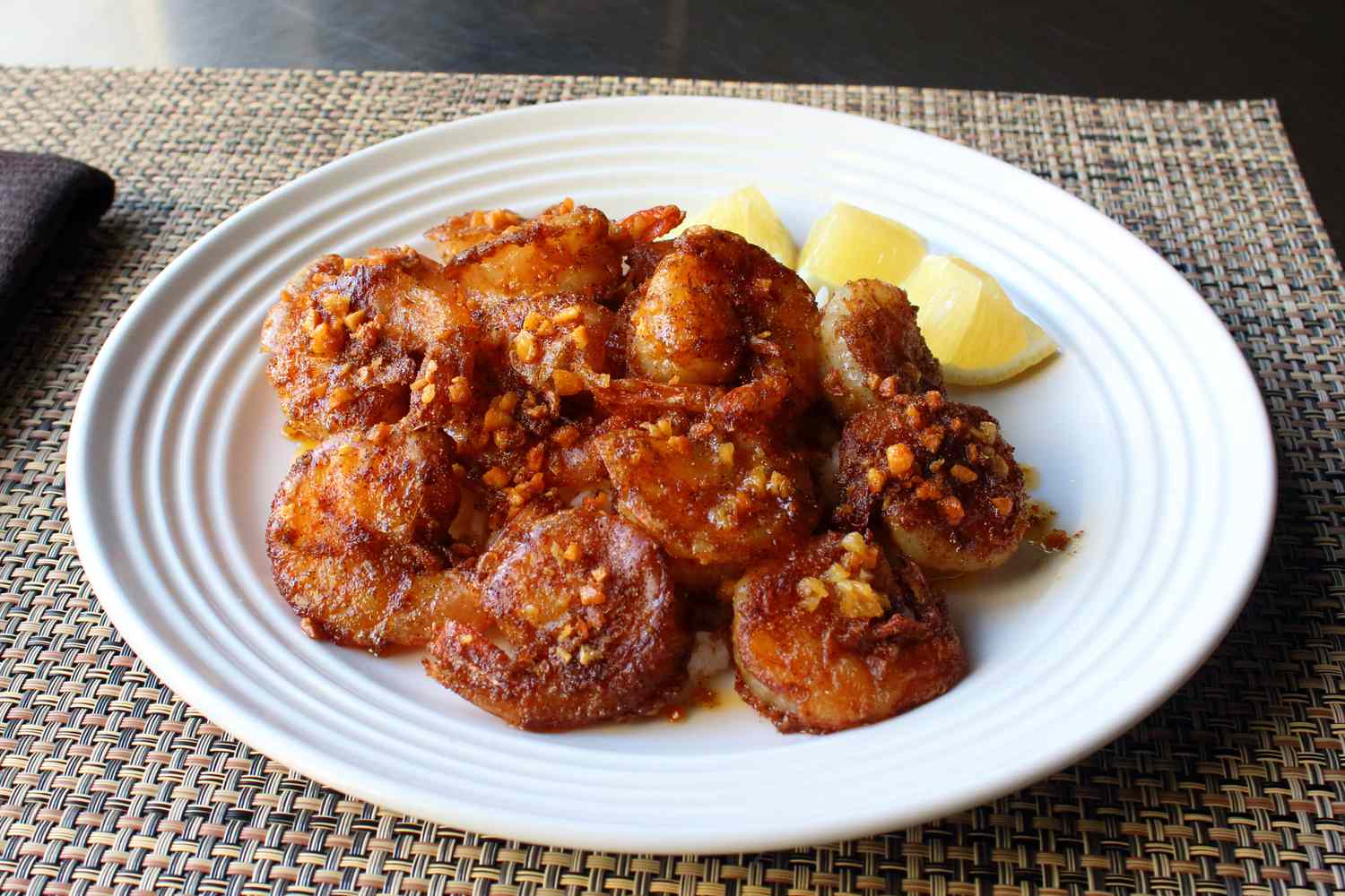 Garlic Shrimp Scampi with a Hawaiian Twist