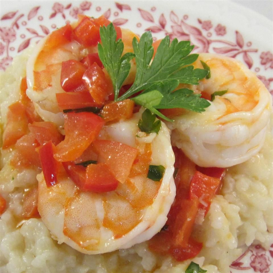 Garlic Shrimp with Bell Peppers and Rice