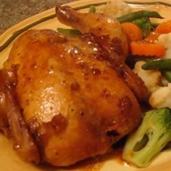 Garlic Soy Cornish Hens